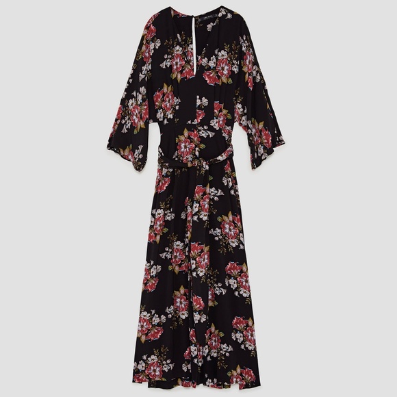 Zara - Floral Print Jumpsuit - XS - Picture 7 of 8